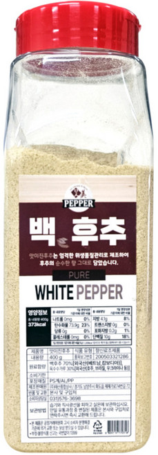 태산 맛미 백후추 백후추 100%, 400g, 1개