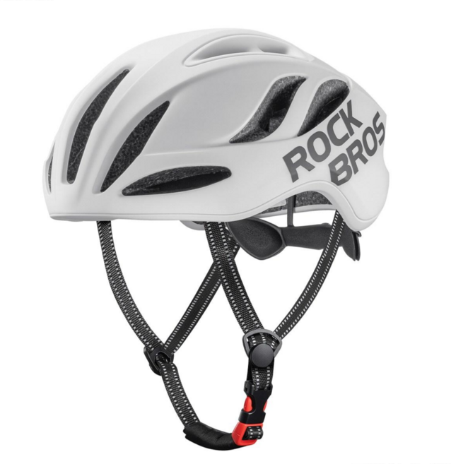 락브로스 자전거 헬멧 TS-42 무광, 1개, 화이트 무광