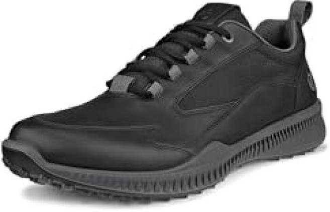 ECCO 남성용 하이브리드 NYC 방수 골프화 화이트. 165119, 6 ~ 6.5, 블랙