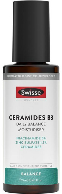 호주 스위스 Swisse Daily Balance Moisturiser 세라미드 B3 데일리 밸런스 모이스처 로션, 6개, 120ml