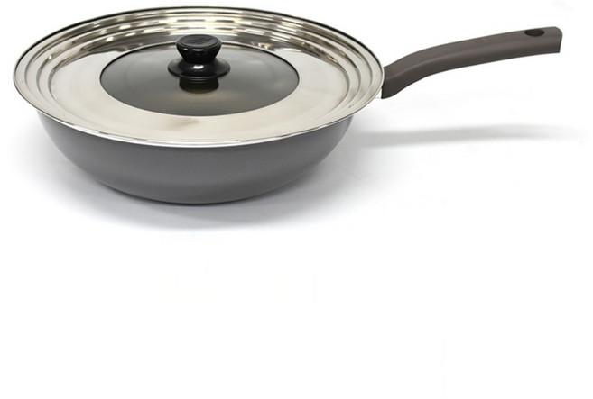 스텐 냄비뚜껑 후라이팬 덮개 대형 업소용 멀티커버, 1개, 34cm