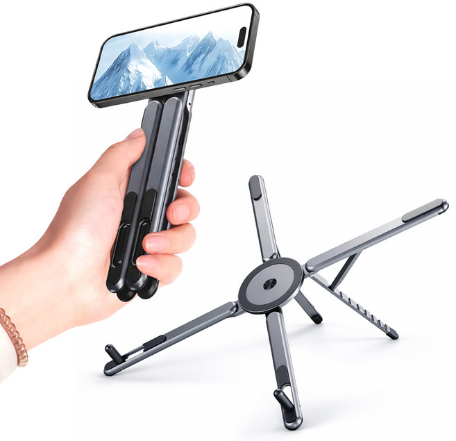 비상 탁상용 접이식 맥세이프 핸드폰 아이패드 노트북 미니 거치대