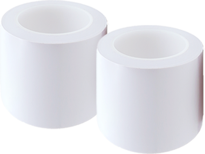 바닥 라인테이프 pvc 안전 구획 경계 100mm x 30M, 흰색, 2개