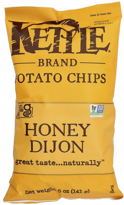 [미국직배]Kettle Foods honey dijon 감자칩 141g, 1개