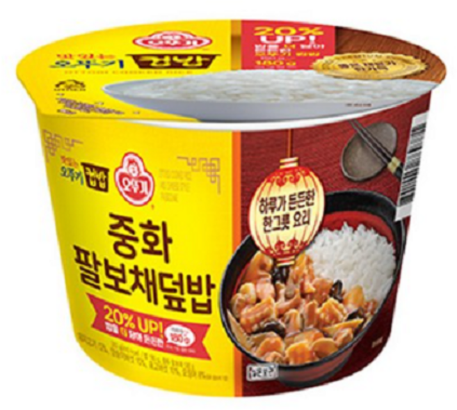 오뚜기 컵밥 중화 팔보채덮밥, 310g, 7개