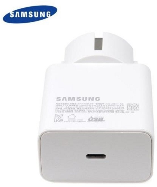 (삼성전자) 아답터 100~240V / 20V 3.25A 65W 분리형 (USB-C타입) EP-TA865 전원케이블 포함 (접지형), 1개