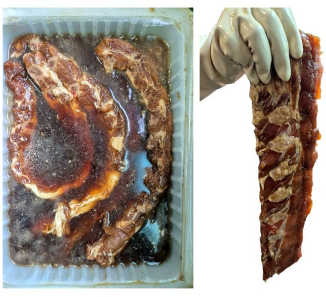 디제이 바베큐 양념 등갈비 3대 업소용 5kg, 1개