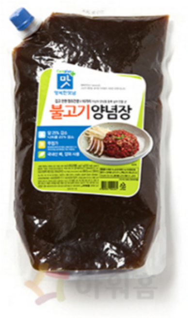 아워홈 케어플러스 불고기양념장 2kg, 1개, 단품