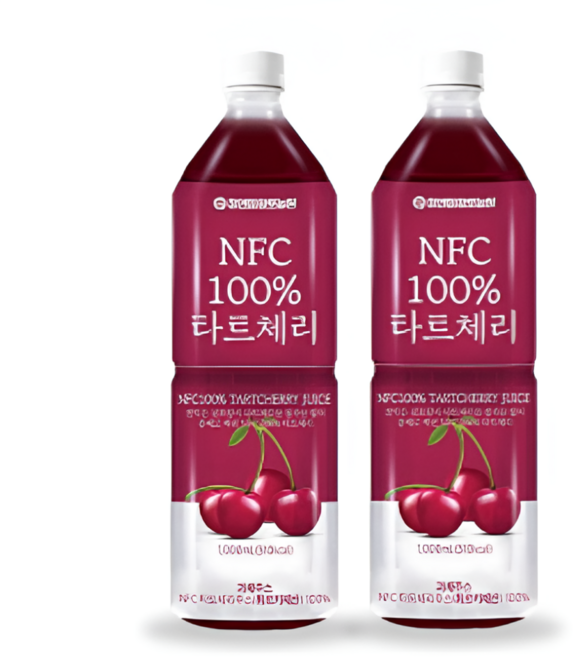 NFC 100% 타트체리 착즙주스 대용량, 1L, 2개