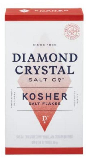 Diamond Crystal Cyrstal 다이아몬드 크리스탈 소금 1.4kg, 48온스 (1개입), 1개