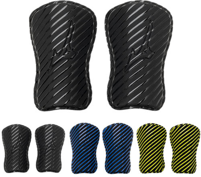 미즈노 제로 글라이드 신가드 정강이 보호대 스포츠 보호대, 블랙, 1개