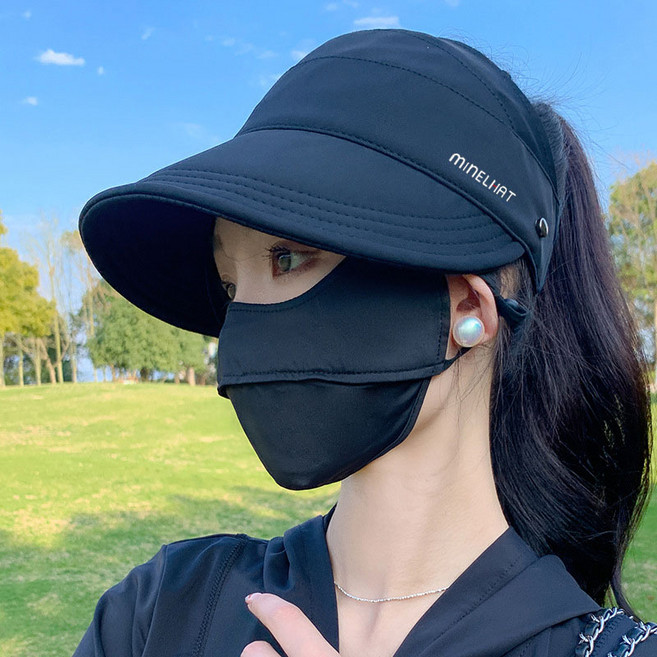 쓸리보 챙넓은 자외선 차단 볼캡 야구모자