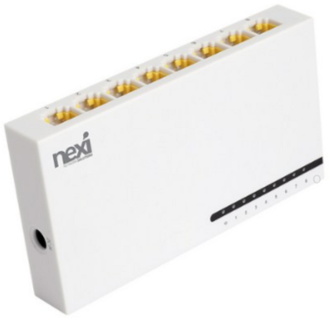 넥시 8포트 스위칭 허브 100Mbps, 8포트 NX-S1008N, 20개