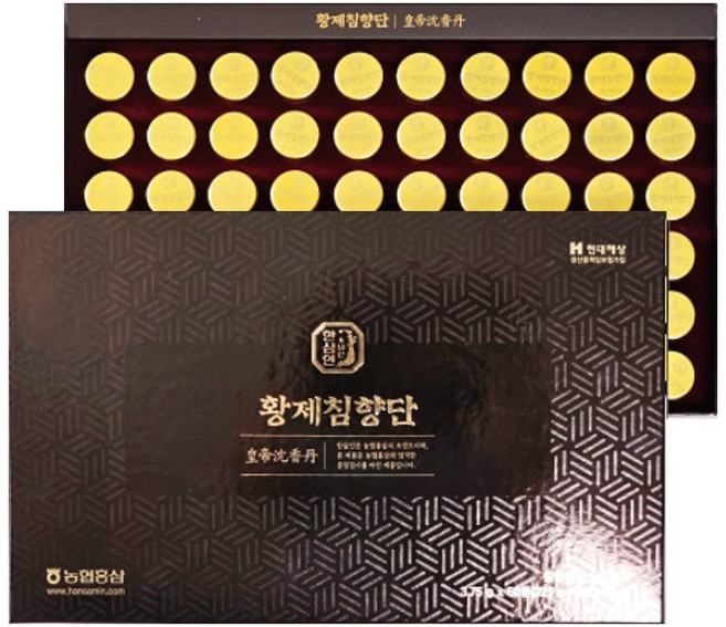 농협 6년근 홍삼 건강 침향환 + 선물용 쇼핑백 3.75g x 60환, 225g, 1개