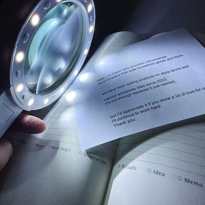 LED고배율돋보기 30배돋보기 독서돋보기 1(개) 0227, 본상품