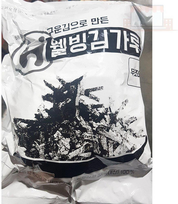 무조미 김가루 500g 무가미 무첨가 무염 고명 토핑, 1