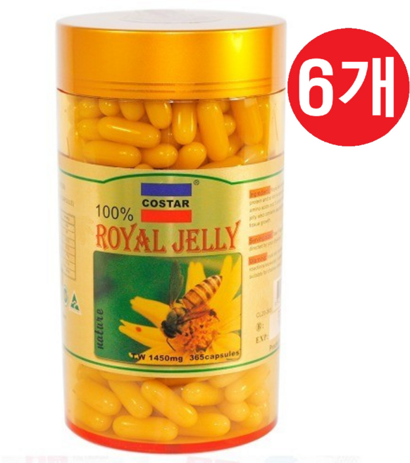 [코스타] 로얄 젤리 1450mg 365정 X6개, 6개