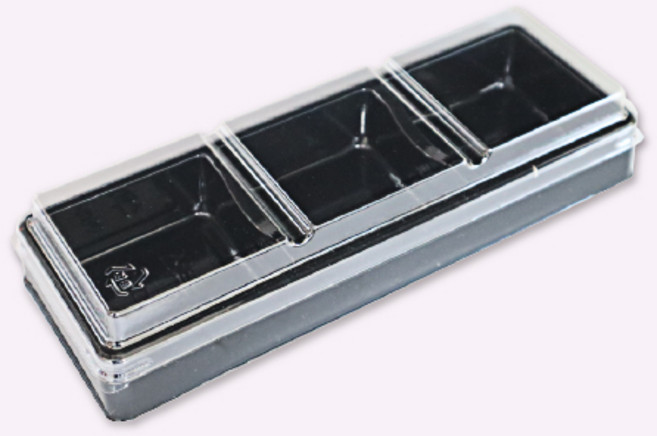 메이크박스 답례상자 쿠키상자 떡상자 찹쌀떡상자 - 65mm 3구 뚜껑+용기, 100장