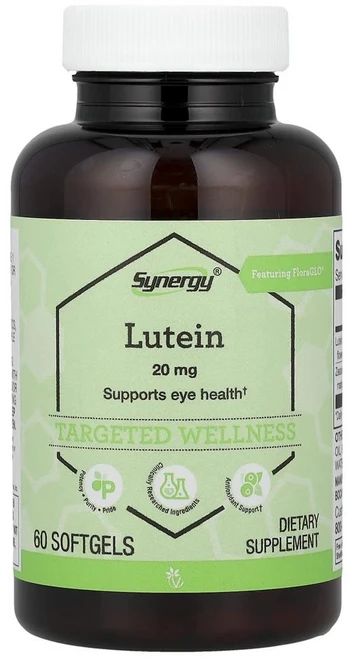 비타코스트 시너지 루테인 위드 플로라글로 Vitacost Synergy® Lutein Featuring FloraGLO® 60정, 1개 - 쿠팡