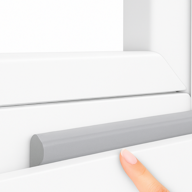 쇼앤엔 창문 창틀 틈새 막이 문풍지 10m, 그레이, 1개