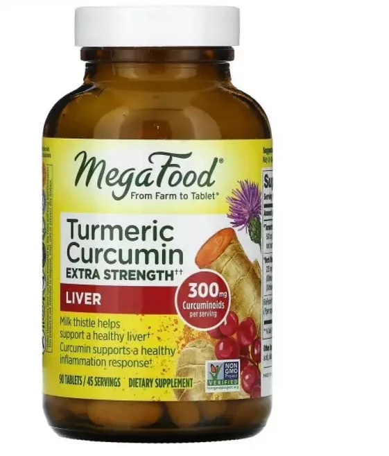 메가푸드 울금 강황 터메릭 커큐민 리버 150mg 90정 Turmeric Curcumin Extra Strength Liver, 1개 - 쿠팡