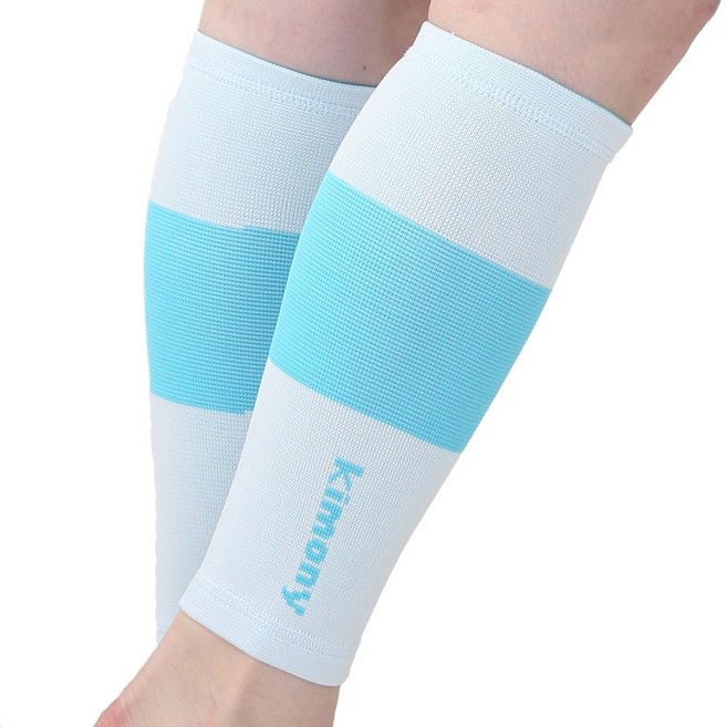 키모니 프로랩 카프슬리브 스포츠 심리스 종아리슬리브 2P, 아쿠아스카이, 1개