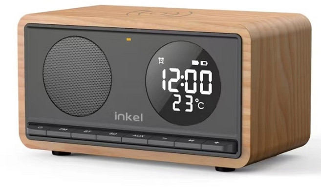 인켈 레트로 클래식 블루투스 스피커 BT55C, 블랙