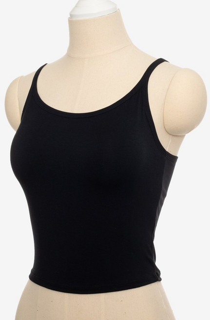 아이엠속옷 주니어 크롭 브라탑나시 1P 일체형패드 끈나시