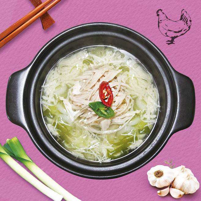 1팩+1팩 100% 국산닭으로 만든 참진한 닭곰탕 팩당520g 총 1040g, 2개, 520g