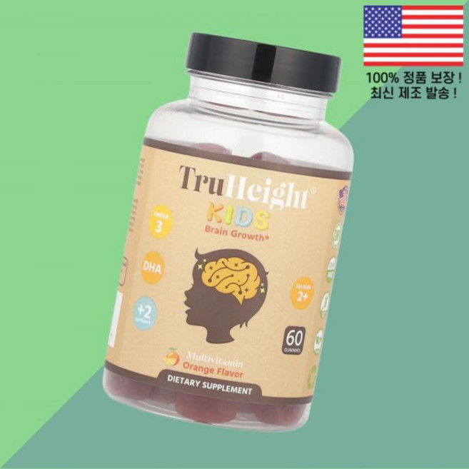트루하이트 어린이 칠드런 키즈 아이 두브레인 그로스 젤리 구미 2세 이상 믹스 베리 60 TruHeight Kids Brain Growth Gummies For 2 Mixed, 트루하이트 어린이 칠드런 키즈 아이 두브레인 그로스 젤