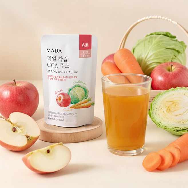 MADA 리얼 착즙 CCA 주스, 30개, 100ml