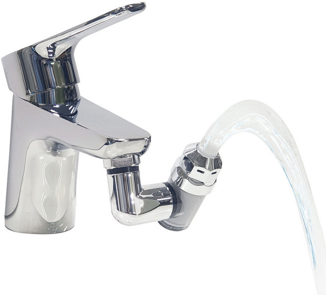 수앤케어 360도 회전 양치수전 세면대 필터 탭, 1개