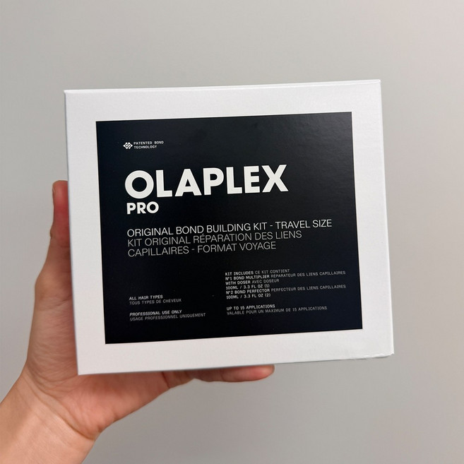 [리뉴얼] 올라플렉스 OLAPLEX No.1+No.2(100ml 3종세트) 트레블링 스타일리스트 키트 30 어플리케이션, 1세트
