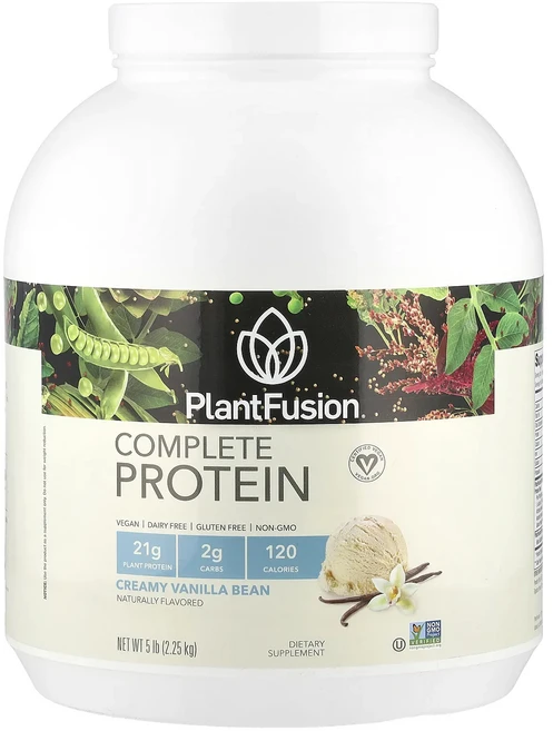 매우편하고 PlantFusion Complete Protein 크리미 바닐라빈 2.25kg(5lb) 끝내주게잘나가는상품, 1개 - 쿠팡