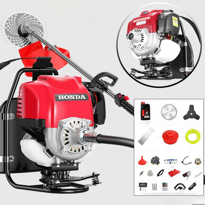 4행정 혼다예초기 엔진 예초기 독일기술 고출력 벌초 제초기 잔디깎는기계, 1세트