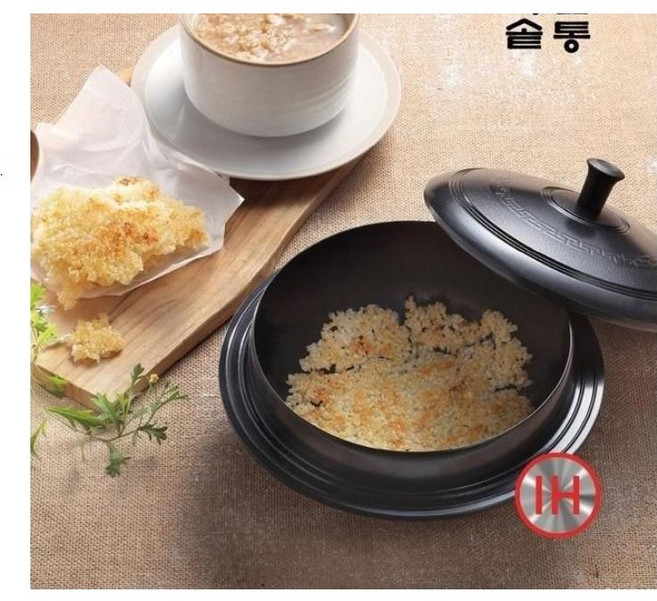 PN풍년 가매 세라믹 가마솥, 블랙, 24cm