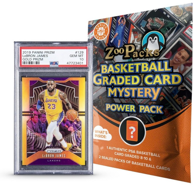 NBA 농구 카드 미스터리 팩 (PSA 등급)