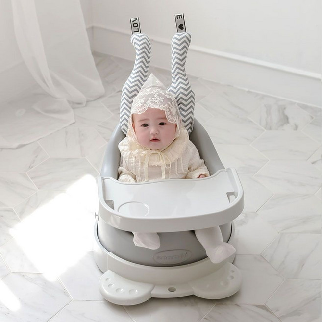 2018년형 본베베 마스터 아로마 아기의자 점보 본 범보의자, Greenery+Zebra Gray