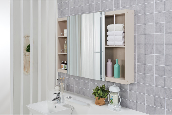 닥터바스 욕실 수납장 욕실장 슬라이드장 화장실 수건장, 2-3 1000-800, 1개