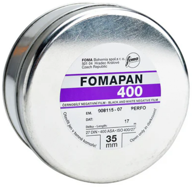포마 흑백필름 400 100ft 벌크필름 FOMAPAN (2028/11), 1개