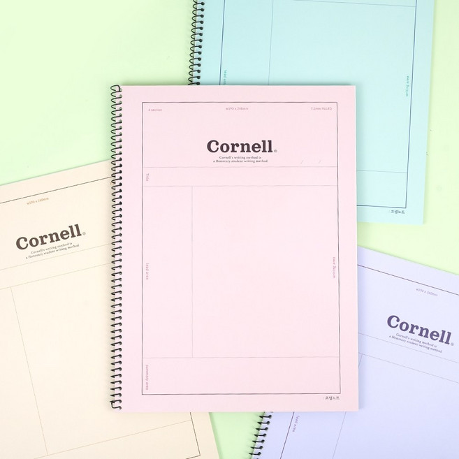 라이트 코넬노트 4종 2개씩 8개 1세트