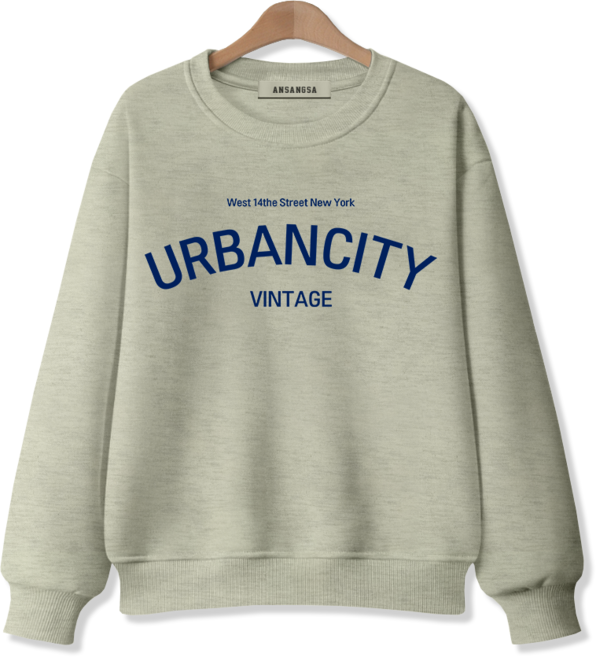몰토벨리노 [ANSANGSA] 어반시티 남녀공용 맨투맨 스웨트셔츠