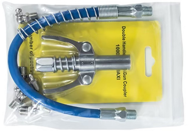 ZENOTREK/제노트렉 구리스 원터치 주입기 구리스 커플러 호스 그리스건 굿찌