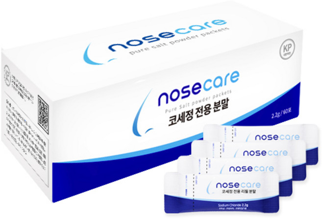 노즈케어 코세척기 전용 분말(60포), 1개