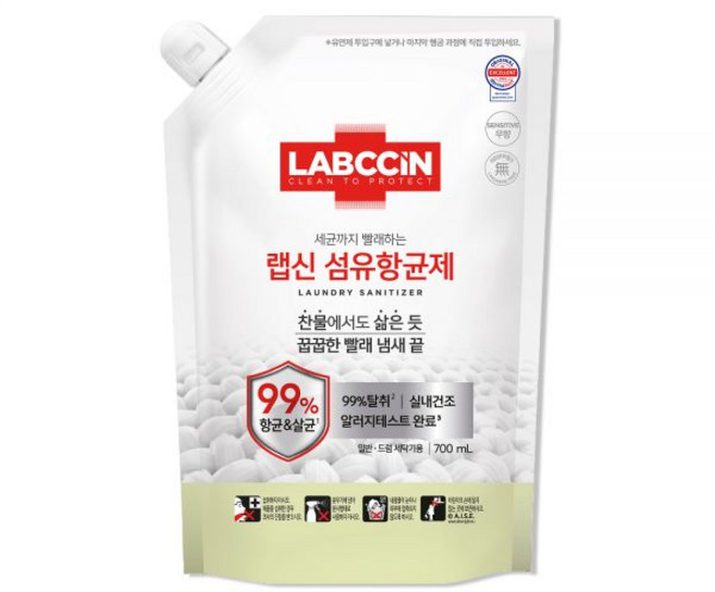 배송 랩신 섬유항균제 센서티브 700ML 파우치 1개, 1