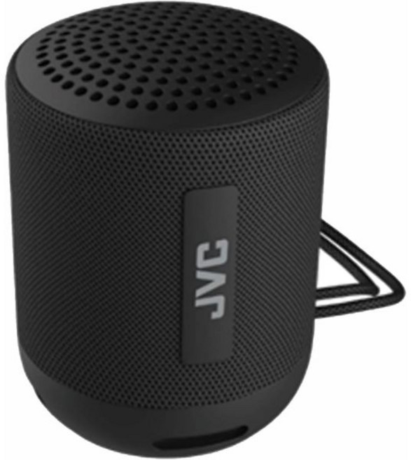 강력한 서라운드 사운드를 위한 45mm 드라이버가 포함된 JVC 휴대용 Gumy Plus 무선 스피커 블루투스 5.3 경량 TWS 기능 USB C AUX in 최대 16시간 배, Black