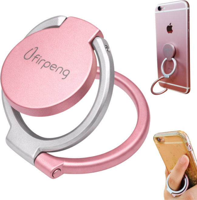 친절한마이쮸 스마트링 핑거링 링홀더, 핑크, 1개