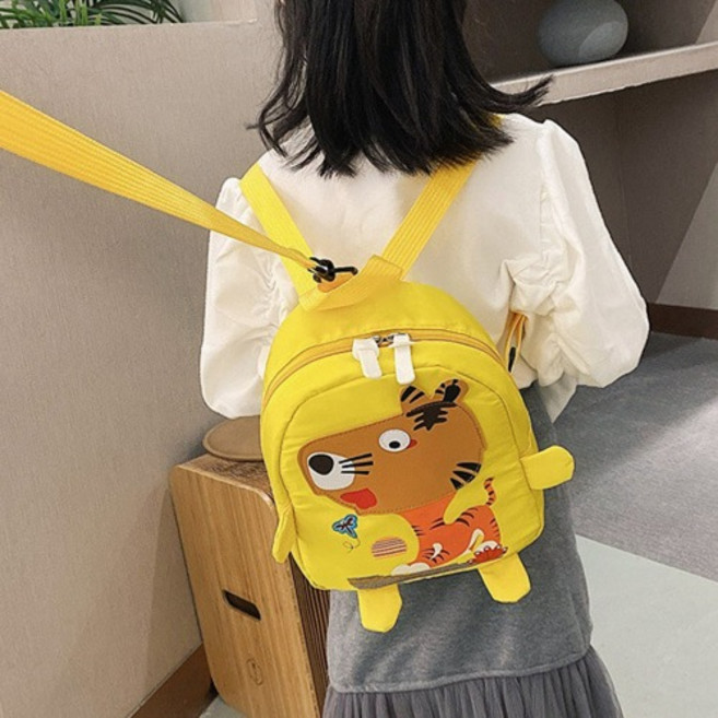 호랑이 미아방지 유아 백팩 어린이집 소풍가방 유치원 등원가방 남녀공용 아동 배낭 초경량