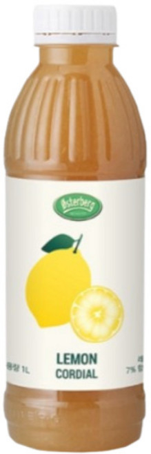 오스터버그 레몬 코디알 크러쉬, 1개, 1L, 1개입