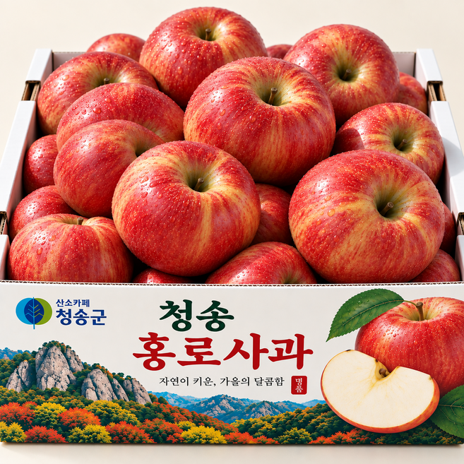[단독초특가] 일100개한정 고당도선별 햇수확 홍로사과, 1박스, 10kg (가성비최고)